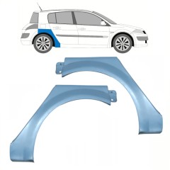 Reparaturblech Kotflügel hinten für Renault Megane II 2003-2012 / Links+Rechts / Satz 10205