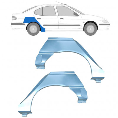 RENAULT MEGANE CLASSIC 1995-2003 RADLAUF REPARATURBLECH / SATZ