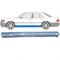 MERCEDES W124 1984-1996 KOMPLETT SCHWELLER REPARATURBLECH / LINKS