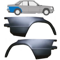 Reparaturblech Kotflügel hinten für Mercedes 190 W201 1982-1993 / Links+Rechts / Satz 9505