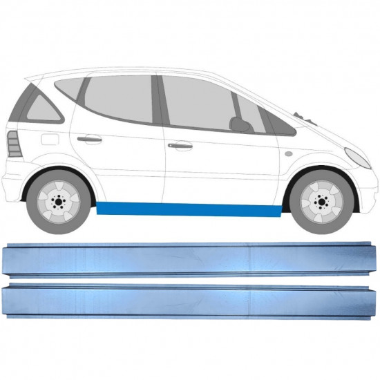 MERCEDES A-CLASS 1997-2004 SCHWELLER REPARATURBLECH / RECHTS = LINKS / SATZ