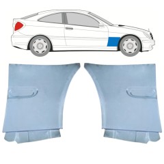 Reparaturblech Kotflügel vorne für Mercedes CL-Class 203 2000-2008 / Links+Rechts / Satz 12698