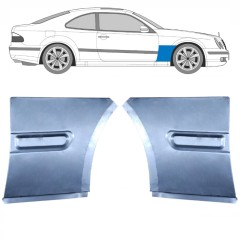 Reparaturblech Kotflügel vorne für Mercedes CLK W208 1997-2003 / Links+Rechts / Satz 11956