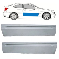 Reparaturblech Tür für Mercedes CL-Class 203 2000-2008 / Links+Rechts / Satz 10689