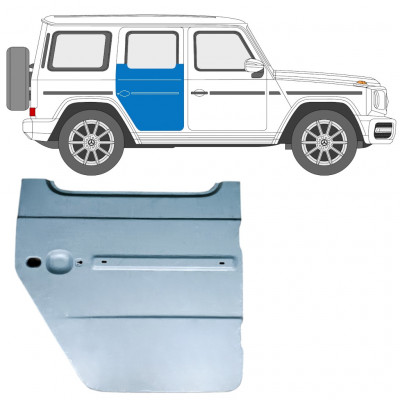 Reparaturblech hohe hintere Tür für Mercedes G-Class W464 2018-2024 / Rechts 12903