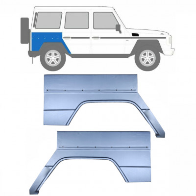 MERCEDES G CLASS 1979- HINTEN KOTFLÜGEL REPARATURBLECH / SATZ