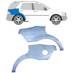 Reparaturblech Kotflügel hinten für Mercedes M-Class ML W163 1998-2005 / Links+Rechts / Satz 9217