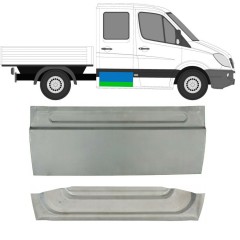 Reparaturblech hintere Tür für Mercedes Sprinter 2006-2018 / Links = Rechts (symmetrisch) / Satz 10512