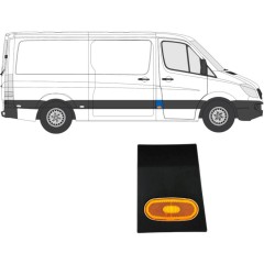 Seitenleiste der B-Säule mit Lampe für Mercedes Sprinter 2006-2018 / Rechts / Satz 10683