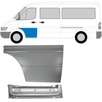 MERCEDES SPRINTER 1995-2006 VORNE TÜR REPARATURBLECH / INNEN + AUSSEN / LINKS