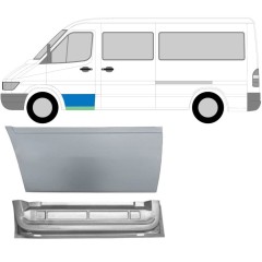 Reparaturblech vordere Tür für Mercedes Sprinter 1995-2006 / Links / Satz 10562