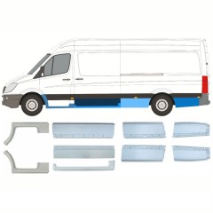 Reparaturblech-Set für Mercedes Sprinter 2006-2018 / Links+Rechts / 10665