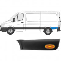 Seitenleiste hinterer Kotflügel mit Lampe für Mercedes Sprinter 2006-2018 / Links / Satz 10685