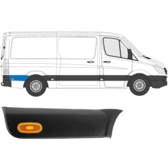 Seitenleiste hinterer Kotflügel mit Lampe für Mercedes Sprinter 2006-2018 / Rechts / Satz 10686