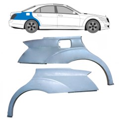 Reparaturblech Kotflügel hinten für Mercedes S-Class W221 2005-2013 / Links+Rechts / Satz 10088