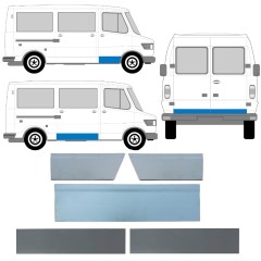 Reparaturblech Tür für Mercedes T1 207-410 1977-1995 / Links+Rechts / Satz 12633
