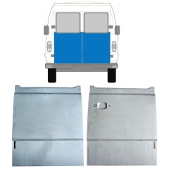 Reparaturblech hohe außen hintere Tür für Mercedes T1 207-410 1977-1995 / Links+Rechts / Satz 9783
