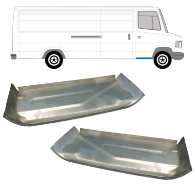 Reparaturblech vorderer Tritt für Mercedes T2 1986-1996 / Links+Rechts / Satz 9796