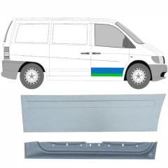 Reparaturblech innen + außen vorderer Tür für Mercedes Vito I W638 1996-2003 / Rechts / Satz 9789