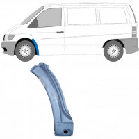 MERCEDES VITO 1996-2003 VORNE RADLAUF REPARATURBLECH / LINKS