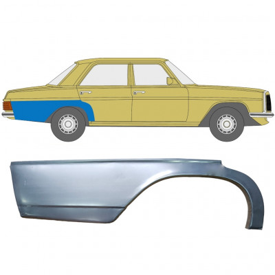 MERCEDES W114 W115 1968-1977 HINTEN KOTFLÜGEL REPARATURBLECH / RECHTS