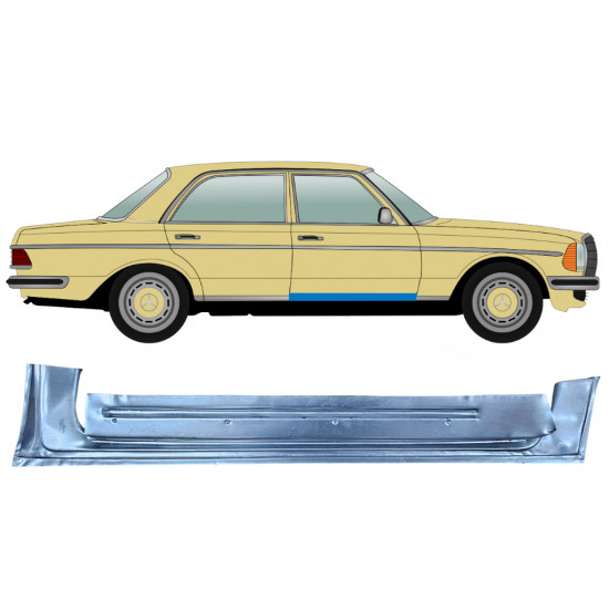 MERCEDES W123 1975-1985 INNEN VORNE TÜR PANEL / RECHTS