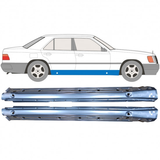 MERCEDES W124 1984-1996 SCHWELLER REPARATURBLECH / SATZ