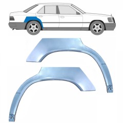 Reparaturblech Kotflügel hinten für Mercedes E-Class W124 1984-1996 / Links+Rechts / Satz 9160