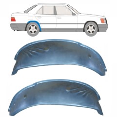 Reparaturblech Innenkotflügel hinten für Mercedes E-Class W124 1984-1996 / Links+Rechts / Satz 10596
