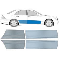 Reparaturblech vorderer + hinterer Tür für Mercedes C-Class W203 2000-2007 / Links+Rechts / Satz 10672