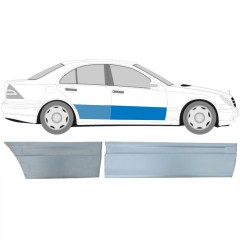 Reparaturblech vorderer + hinterer Tür für Mercedes C-Class W203 2000-2007 / Rechts / Satz 10673