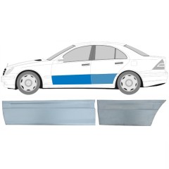 Reparaturblech vorderer + hinterer Tür für Mercedes C-Class W203 2000-2007 / Links / Satz 10674