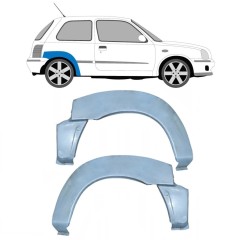 Reparaturblech Kotflügel hinten für Nissan Micra K11 1992-2003 / Links+Rechts / Satz 9667