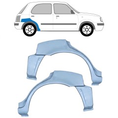 Reparaturblech Kotflügel hinten für Nissan Micra K11 1992-2003 / Links+Rechts / Satz 9639