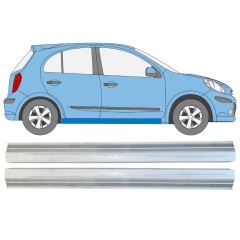 Reparaturblech Schweller für Nissan Micra K13 2010-2017 / Links+Rechts / Satz 15215
