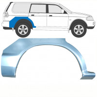 MITSUBISHI PAJERO SPORT 1996-2008 HINTEN KOTFLÜGEL REPARATURBLECH / RECHTS