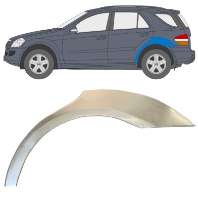Reparaturblech Kotflügel hinten für Mercedes-Benz M-Class ML W164 2005-2011 / Links 14930