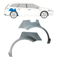 Reparaturblech Kotflügel hinten für Ford Mondeo 2007-2010 / Links+Rechts / COMBI / SEDAN / Satz 16849
