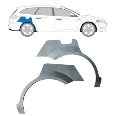 Reparaturblech Kotflügel hinten für Ford Mondeo 2007-2010 / Links+Rechts / COMBI / SEDAN / Satz 16849