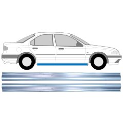 Reparaturblech Schweller für Ford Mondeo 1993-2000 / Links+Rechts / Satz 12597