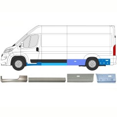 Reparaturblech-Set für Opel Movano 2021-2026 / Links 16808