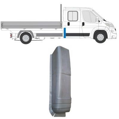 Reparaturblech Ecke hinten für Opel Movano 2021-2026 / Rechts 16620