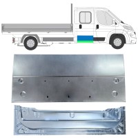 Reparaturblech für die hintere Tür, innen und außen für Opel Movano 2021-2026 / Links = Rechts (symmetrisch) / Satz 16408
