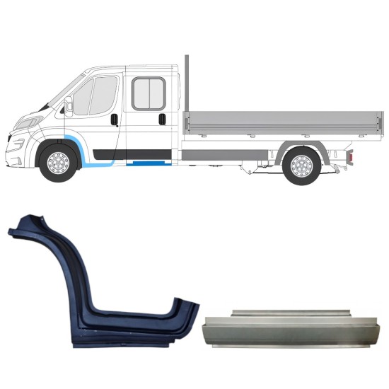 Reparaturblech-Set für Opel Movano 2021-2026 / Links 16435