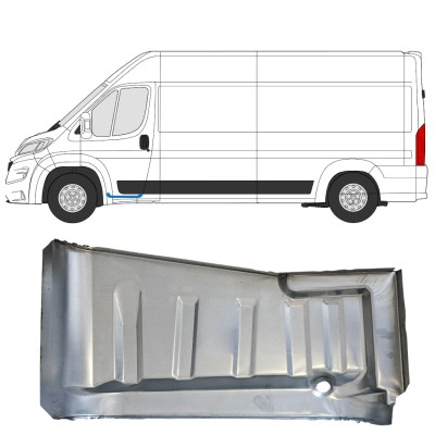 Reparaturblech für Trittstufe für Opel Movano 2021-2026 / Links 16454