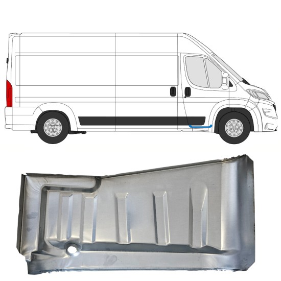 Reparaturblech für Trittstufe für Opel Movano 2021-2026 / Rechts 16453