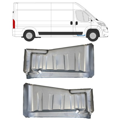 Reparaturblech für Trittstufe für Opel Movano 2021-2026 / Links+Rechts 16455