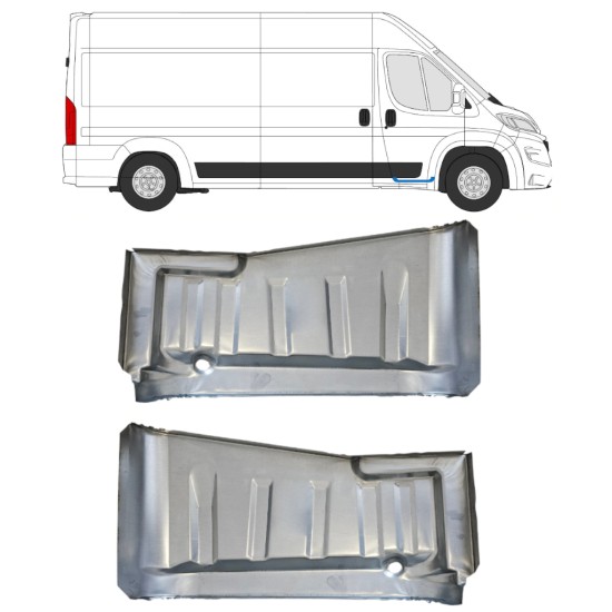 Reparaturblech für Trittstufe für Opel Movano 2021-2026 / Links+Rechts 16455
