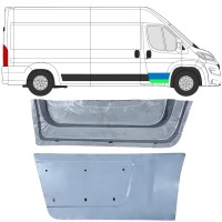 Reparaturblech innen + außen vorderer Tür für Opel Movano 2021-2026 / Rechts 16478