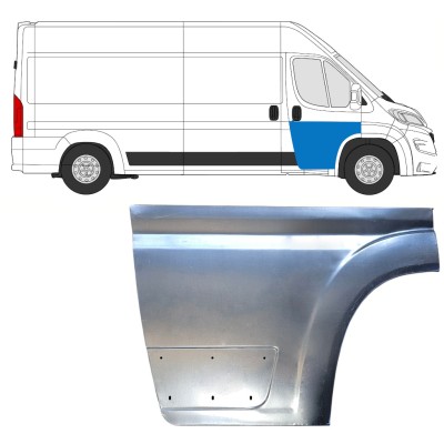 Reparaturblech vordere Tür für Opel Movano 2021-2026 / Rechts 16482